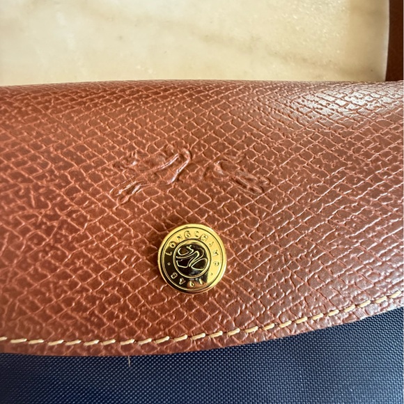 Longchamp LE PLIAGE ORIGINAL L TOTE BAG Navy - Recycled Canvas - Picture 3 of 11